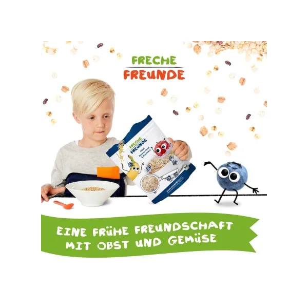 Kindermüsli Banane, Apfel & Blaubeere ab 1 Jahr, 220 g