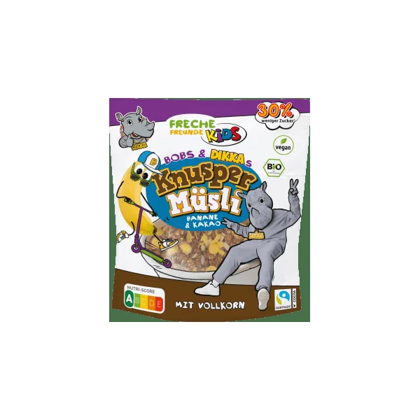 Kindermüsli Knuspermüsli Banane & Kakao, 280 g