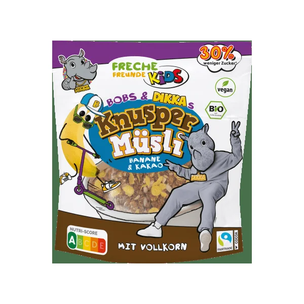 Kindermüsli Knuspermüsli Banane & Kakao, 280 g