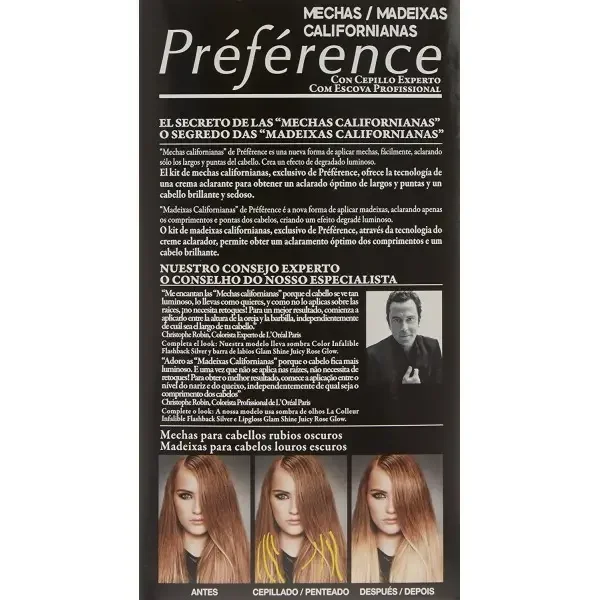 Kit Mèches Cheveux Blond Californien by Préférence de L'Oréal Paris