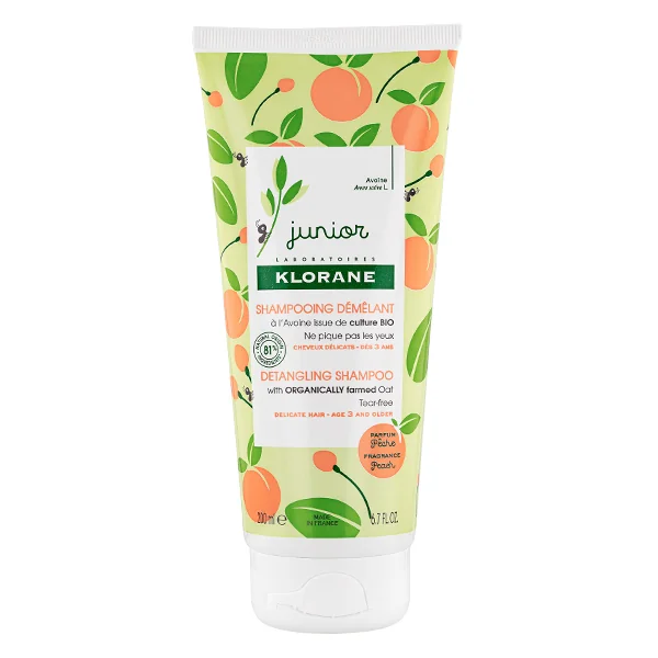 Klorane Junior Shampooing Démêlant à la pêche
