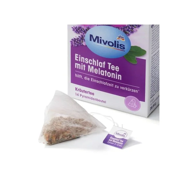 Kräutertee, Einschlaf Tee mit Melatonin ,14 Beutel, 28 g
