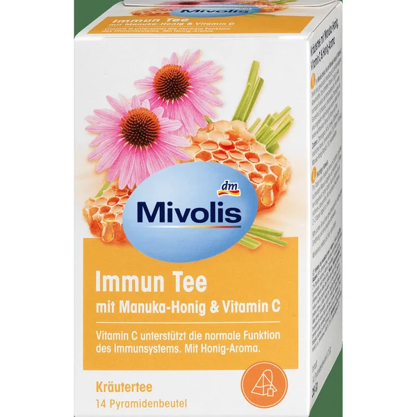 Kräutertee, Immun Tee mit Manuka-Honig & Vitamin C (14 Beutel), 28 g