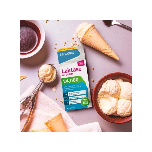 Laktase 24000 Tabletten 40 St, 16 g