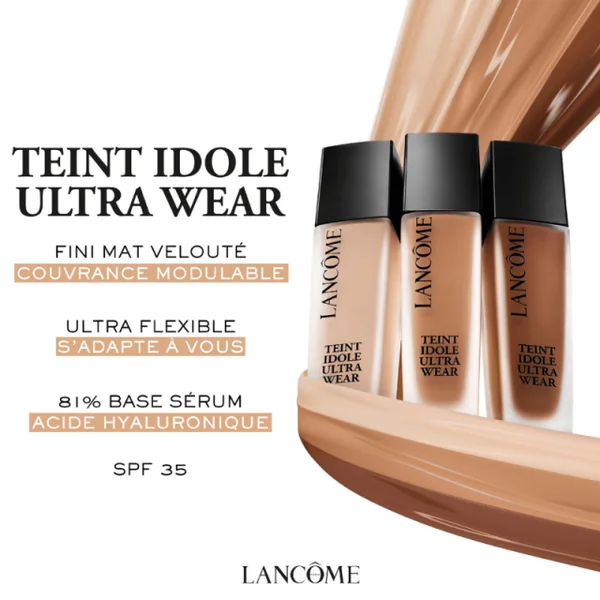 Lancôme - Teint Idole Ultra Wear Fond de Teint Tenue 24h Fini Mat Naturel SPF35