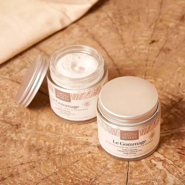 Le Gommage Riche en Huile de Coco et de Baobab