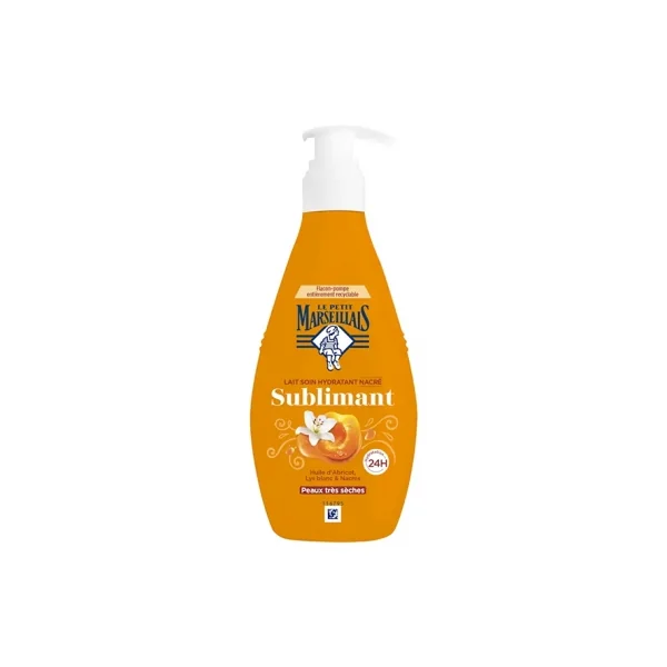 Le Petit Marseillais Lait Soin Hydratant Nacré Sublimant Peaux Très Sèches 250 ml