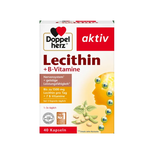 Lecithin + B-Vitamine Kapseln 40 St., 41,6 g