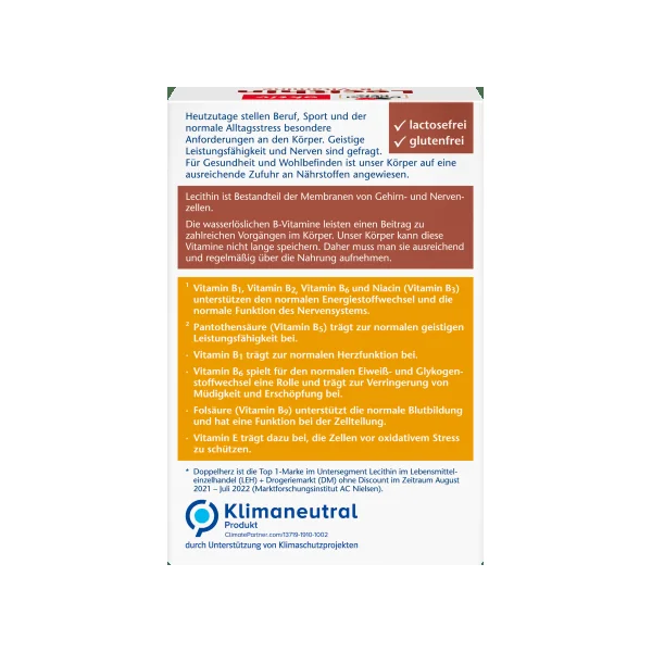Lecithin + B-Vitamine Kapseln 40 St., 41,6 g