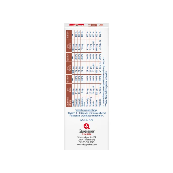 Lecithin + B-Vitamine Kapseln 40 St., 41,6 g