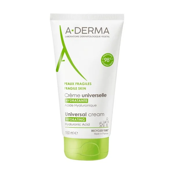 LES INDISPENSABLES - Crème Universelle Hydratante - Visage et Corps - Peaux Fragiles, 150ml