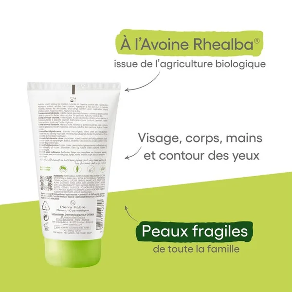 LES INDISPENSABLES - Crème Universelle Hydratante - Visage et Corps - Peaux Fragiles, 150ml