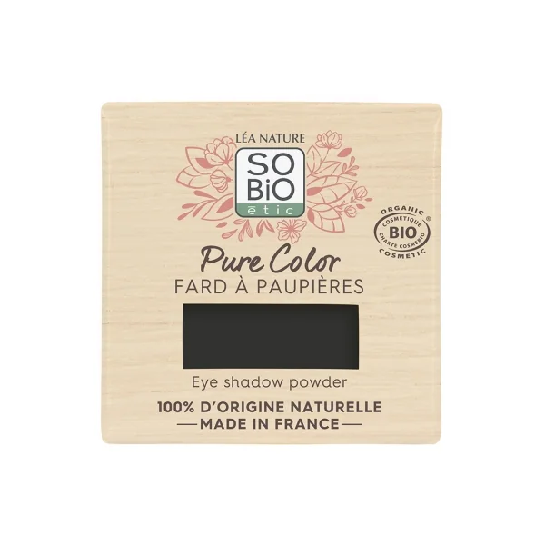 Léa Nature SO BIO étic Pure Color Fard à Paupières Bio 3 g - Couleur : 05 : Noir Onyx