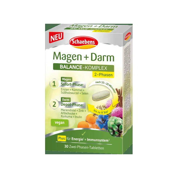 Magen + Darm Balance-Komplex Tabletten 30 St, 46,5 g