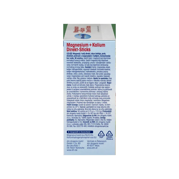 Magnesium + Kalium Direkt-Sticks 30 St, 112,5 g
