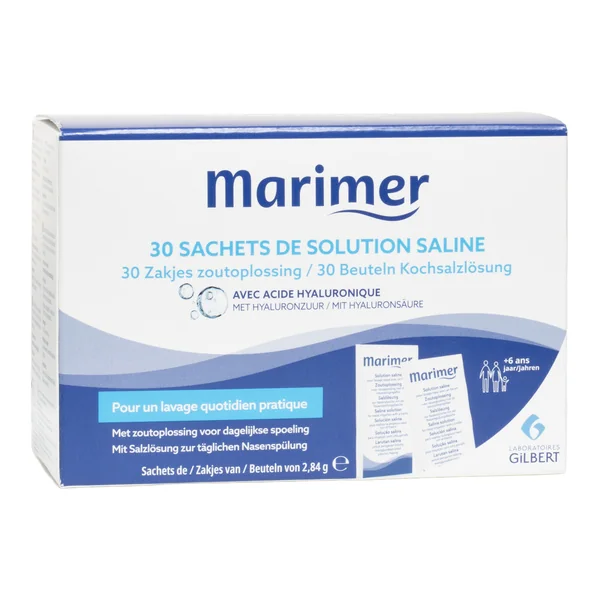 Marimer lavage nasal sachets de solution saline