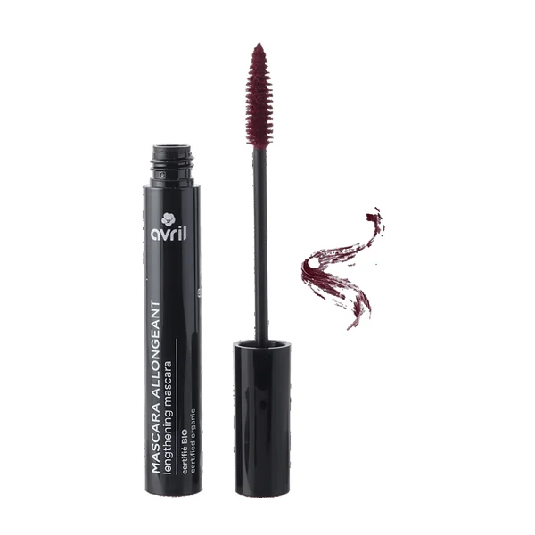 Mascara Allongeant Certifié Bio Prune, 9.5ml
