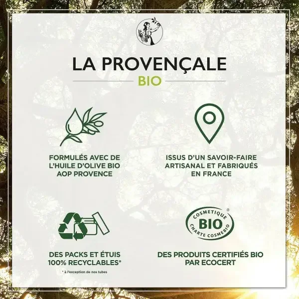 Masque Reconstituant Réparation Intense Argousier & Huile d'Olive Bio AOP Provence Pour Cheveux Abîmés de La Provençale