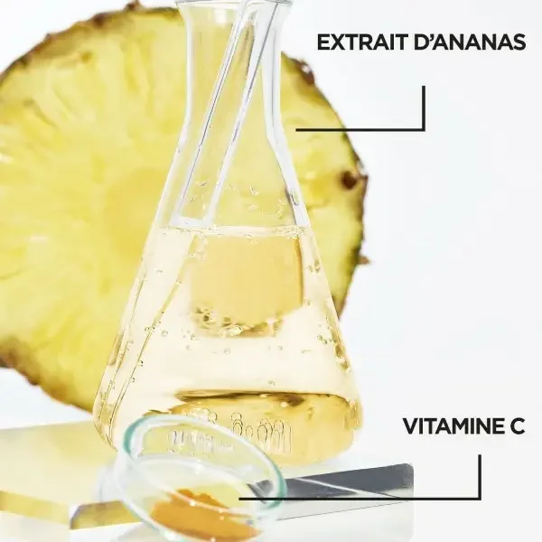 Masque Tissu Ampoule Anti-Fatigue Vitamine C & Extrait d'Ananas Formule Vegan de Garnier SkinActive