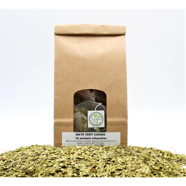 Maté Vert Cosido Yerba Maté BIO (Infusettes)