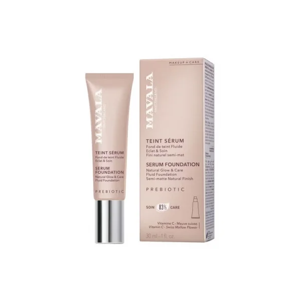 Mavala Teint Sérum Fond de Teint Fluide Éclat & Soin 30 ml - Teinte : 7 Dark