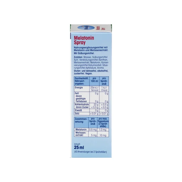 Melatonin Spray, 25 ml