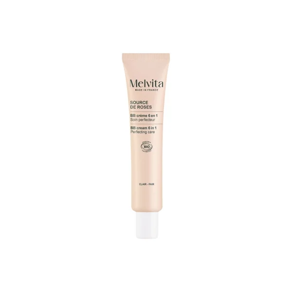 Melvita Source de Roses BB Crème 6 en 1 40 ml - Teinte : Clair