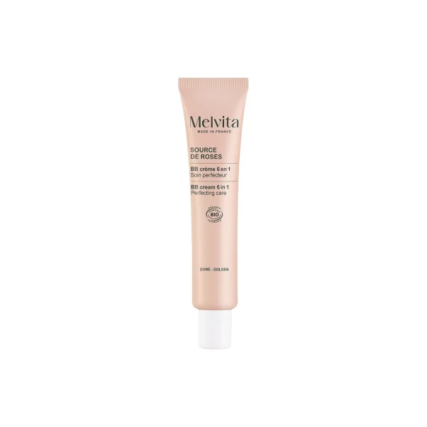 Melvita Source de Roses BB Crème 6 en 1 40 ml - Teinte : Doré