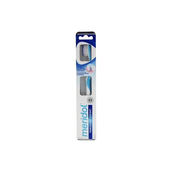Meridol Parodont Expert Brosse à Dents Extra Souple - Couleur : Bleu