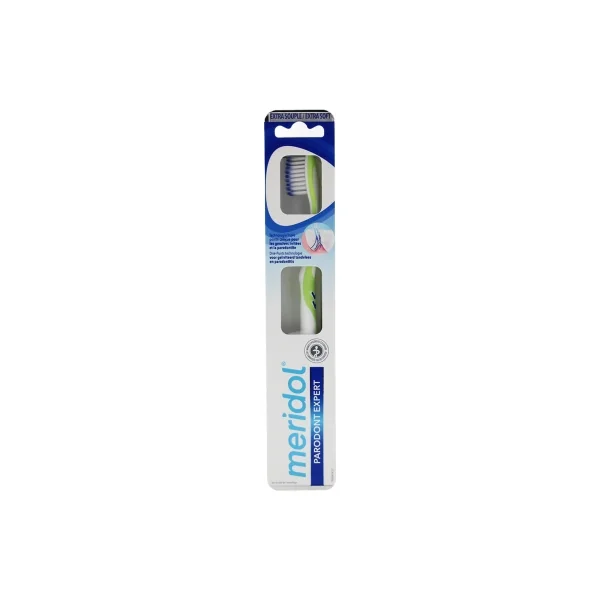 Meridol Parodont Expert Brosse à Dents Extra Souple - Couleur : Vert