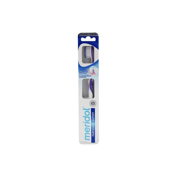 Meridol Parodont Expert Brosse à Dents Extra Souple - Couleur : Violet