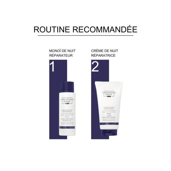 Monoï de nuit réparateur à la fleur de lotus blanche 96 gr