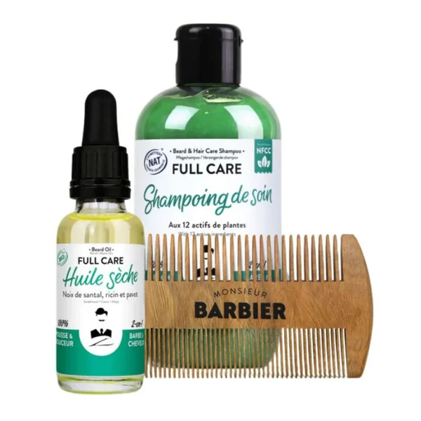 Monsieur Barbier - The Barbe et Cheveux Box Coffret soins barbe et cheveux