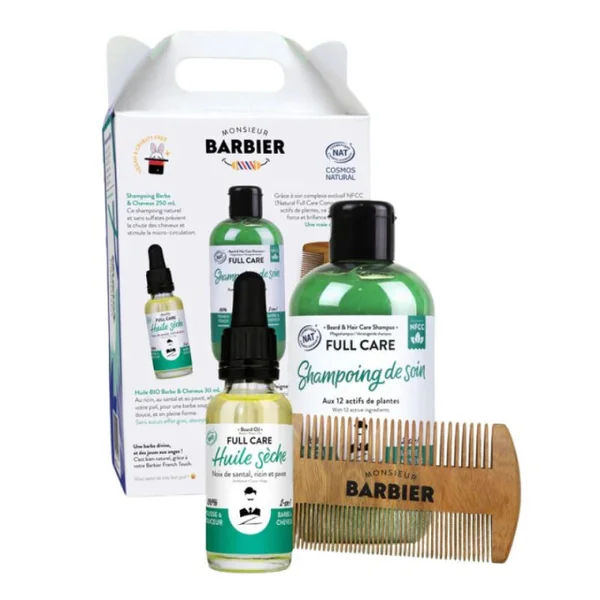 Monsieur Barbier - The Barbe et Cheveux Box Coffret soins barbe et cheveux