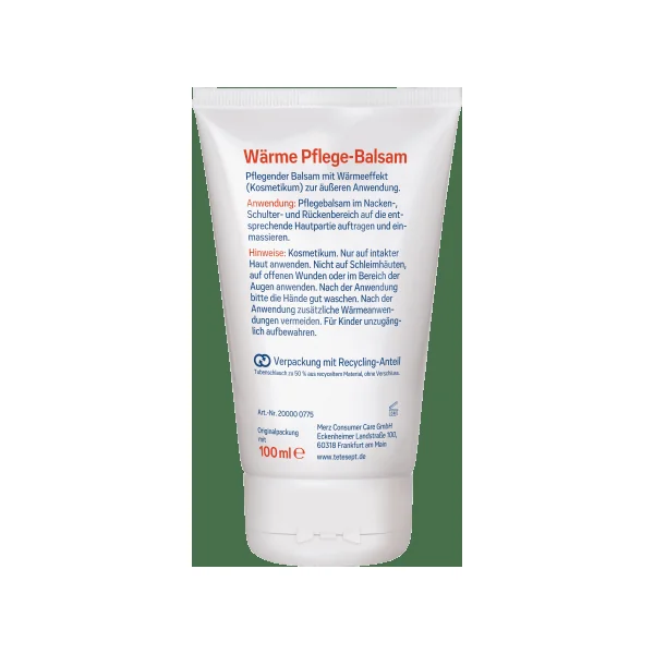 Muskel Wärme Pflegebalsam, 100 ml