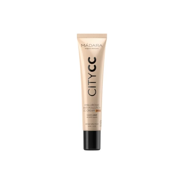 Mádara CITY CC Hyaluronic Anti-pollution CC Crème SPF15 40 ml - Teinte : Light