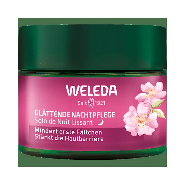 Nachtcreme glättend Wildrose & weißer, 40 ml
