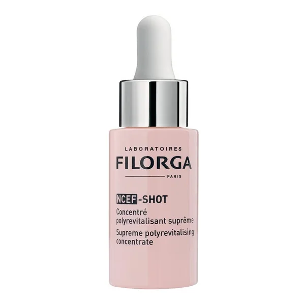 NCEF-SHOT - Sérum Concentré Anti-Rides Fermeté et Eclat Cure 10 Jours - Visage - Tous Types de Peaux, 15ml