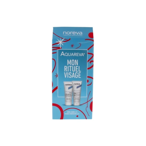 Noreva Aquareva Crème Hydratante 24H Texture Légère 40 ml + Masque Hydratation Express 50 ml