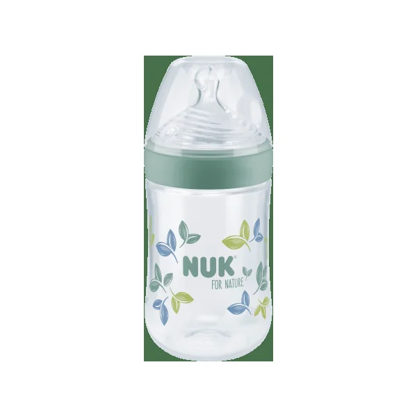 NUK Babyflasche for Nature, grün, 0-6 Monate, 260ml, 1 St