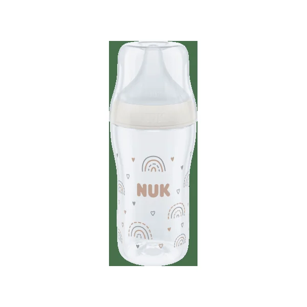 NUK Babyflasche Perfect Match, beige, ab 3 Monaten, 260 ml, 1 St