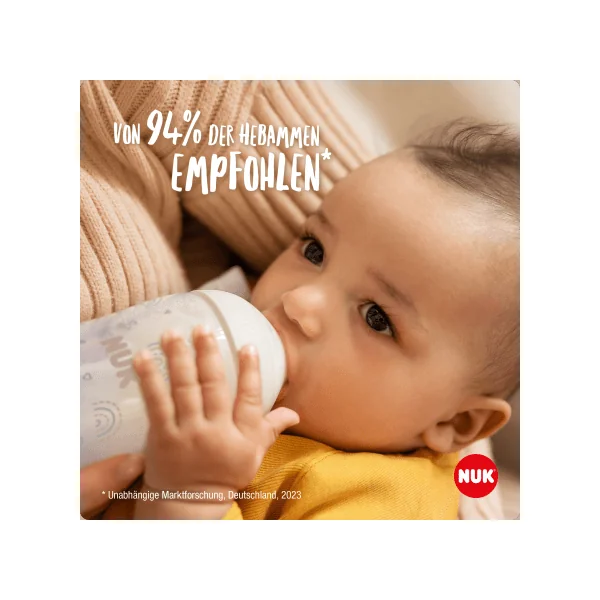 NUK Babyflasche Perfect Match, beige, ab 3 Monaten, 260 ml, 1 St