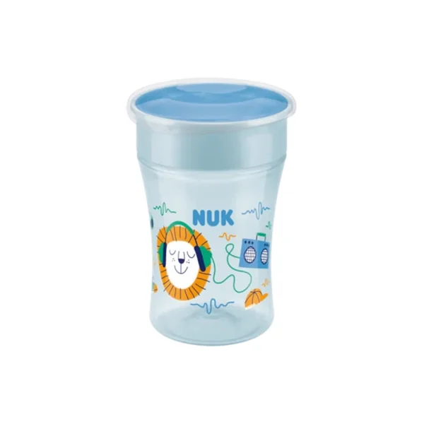 NUK Magic Cup 230 ml 8 Mois et + - Couleur : Bleu