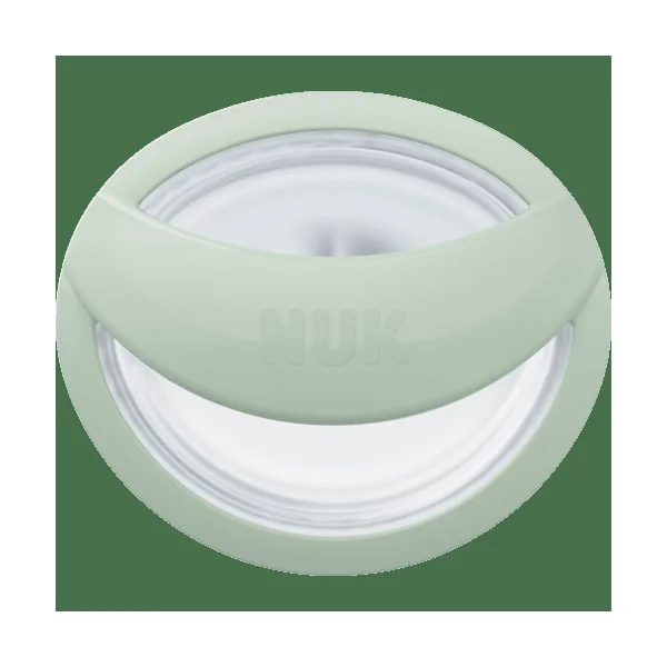 NUK Schnuller Mommy Feel Silikon, mint/weiß, Gr.1 , 0-9 Monate, 2 St