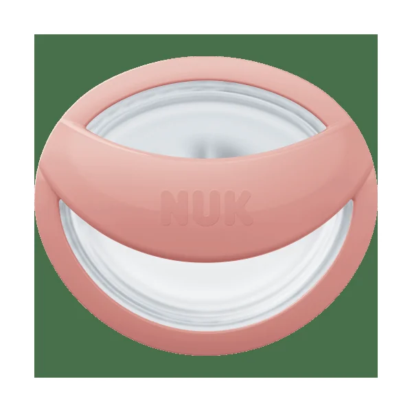 NUK Schnuller Mommy Feel Silikon, rosa/creme, Gr.1, 0-9 Monate, 2 St