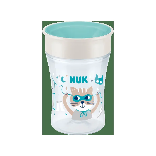NUK Trinklernbecher Evolution Magic Cup türkis, 230 ml, 1 St