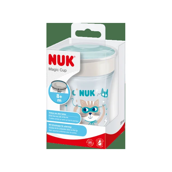NUK Trinklernbecher Evolution Magic Cup türkis, 230 ml, 1 St