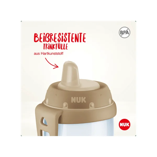 NUK Trinklernflasche Disney Bambi Kiddy Cup rosa, ab 12 Monate, 300ml, 1 St