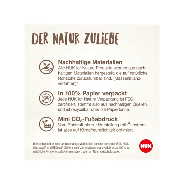 NUK Trinklernflasche for Nature, braun, ab 6.Monat, 150ml, 1 St