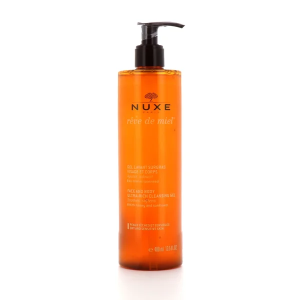 Nuxe Rêve de Miel Gel Lavant Surgras Visage et Corps